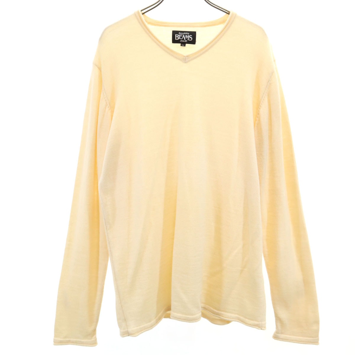 BEAMS ビームス 長袖 ニット XL アイボリー セーター