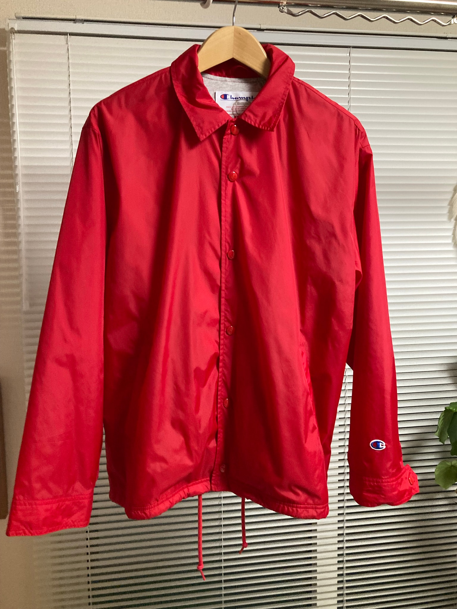 Supreme x Champion Coaches Jacket "Red"