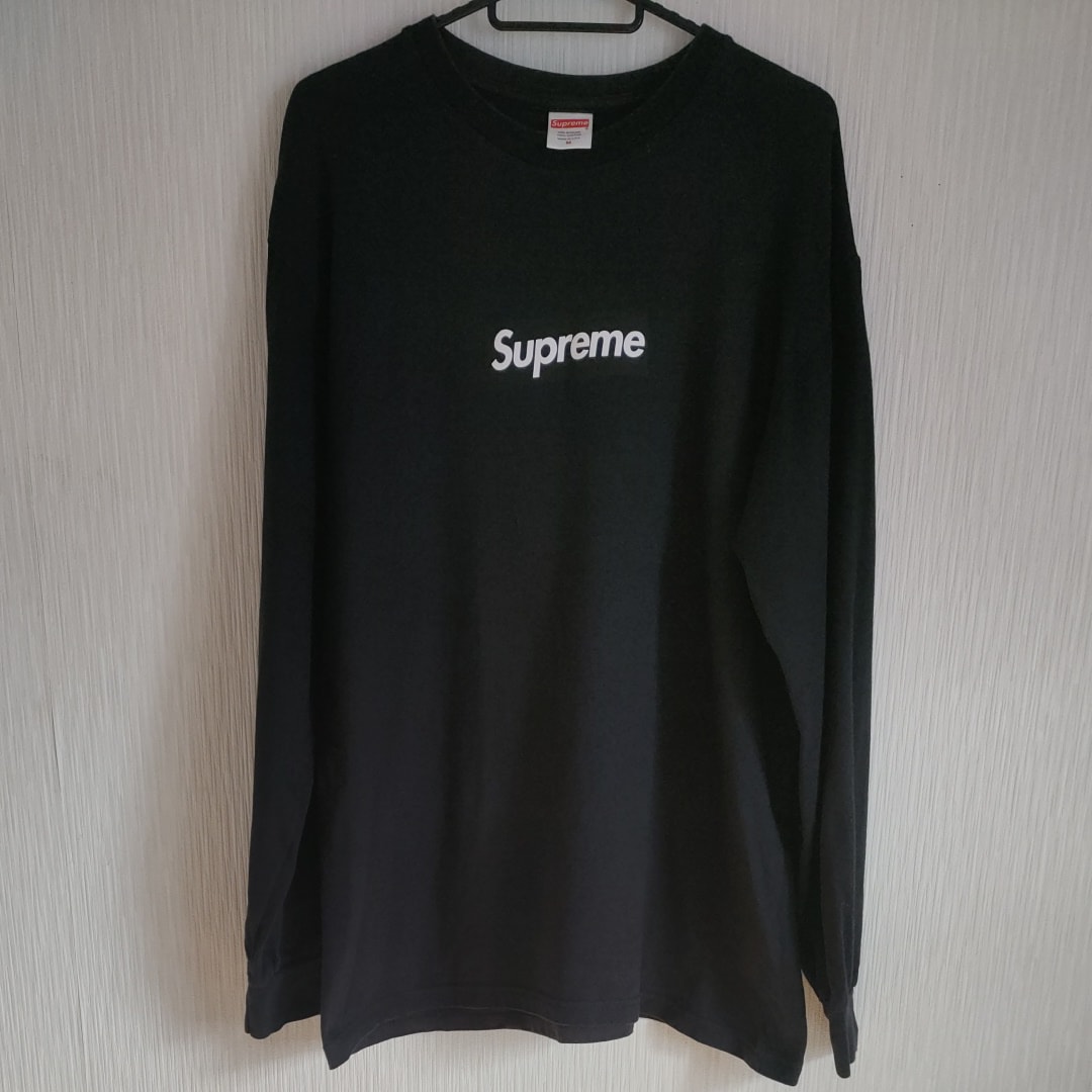 Supreme Box Logo L/S Tee "Black"