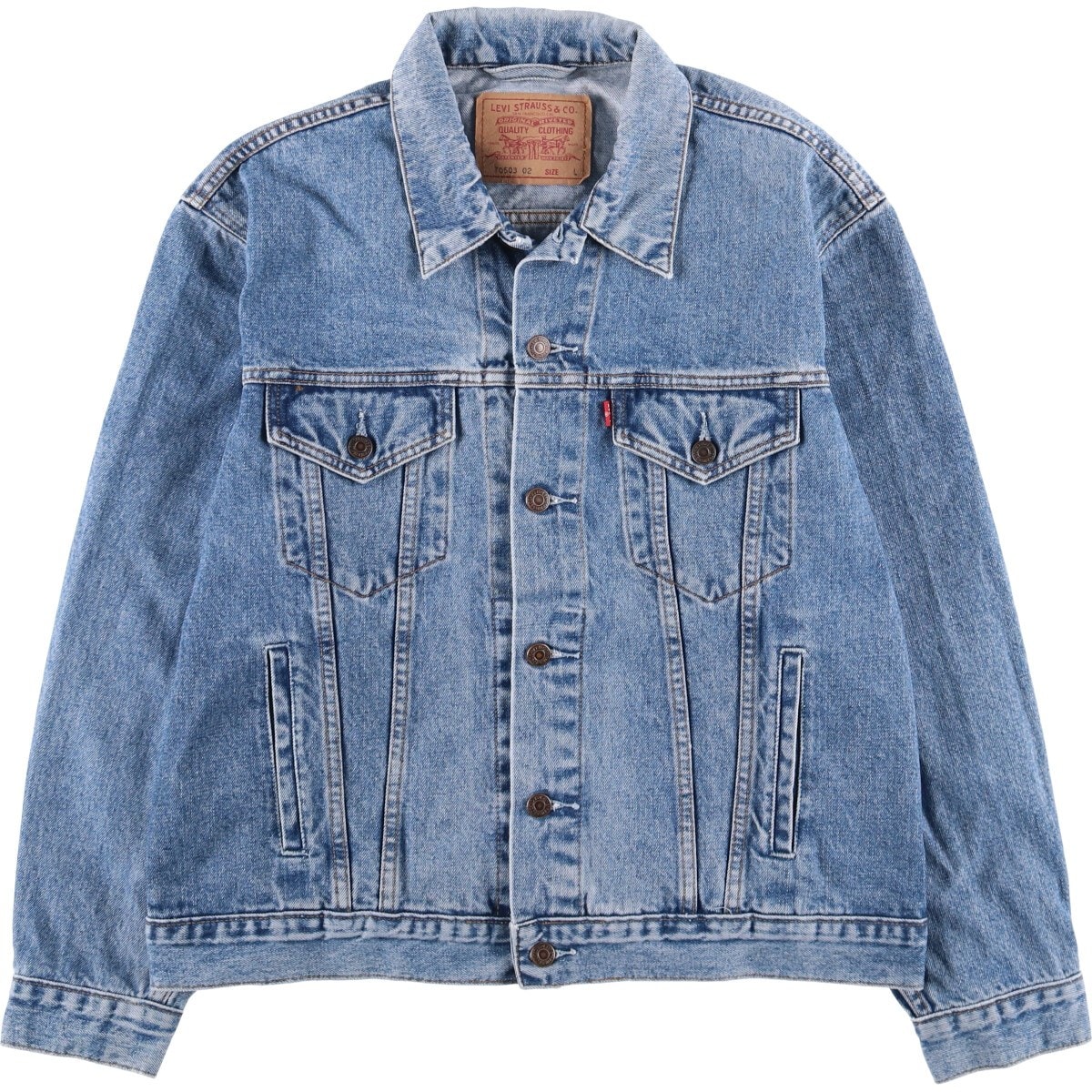 古着 90年代 リーバイス Levi's 70503-0216 デニムジャケット Gジャン メンズL相当 ヴィンテージ/eaa588759