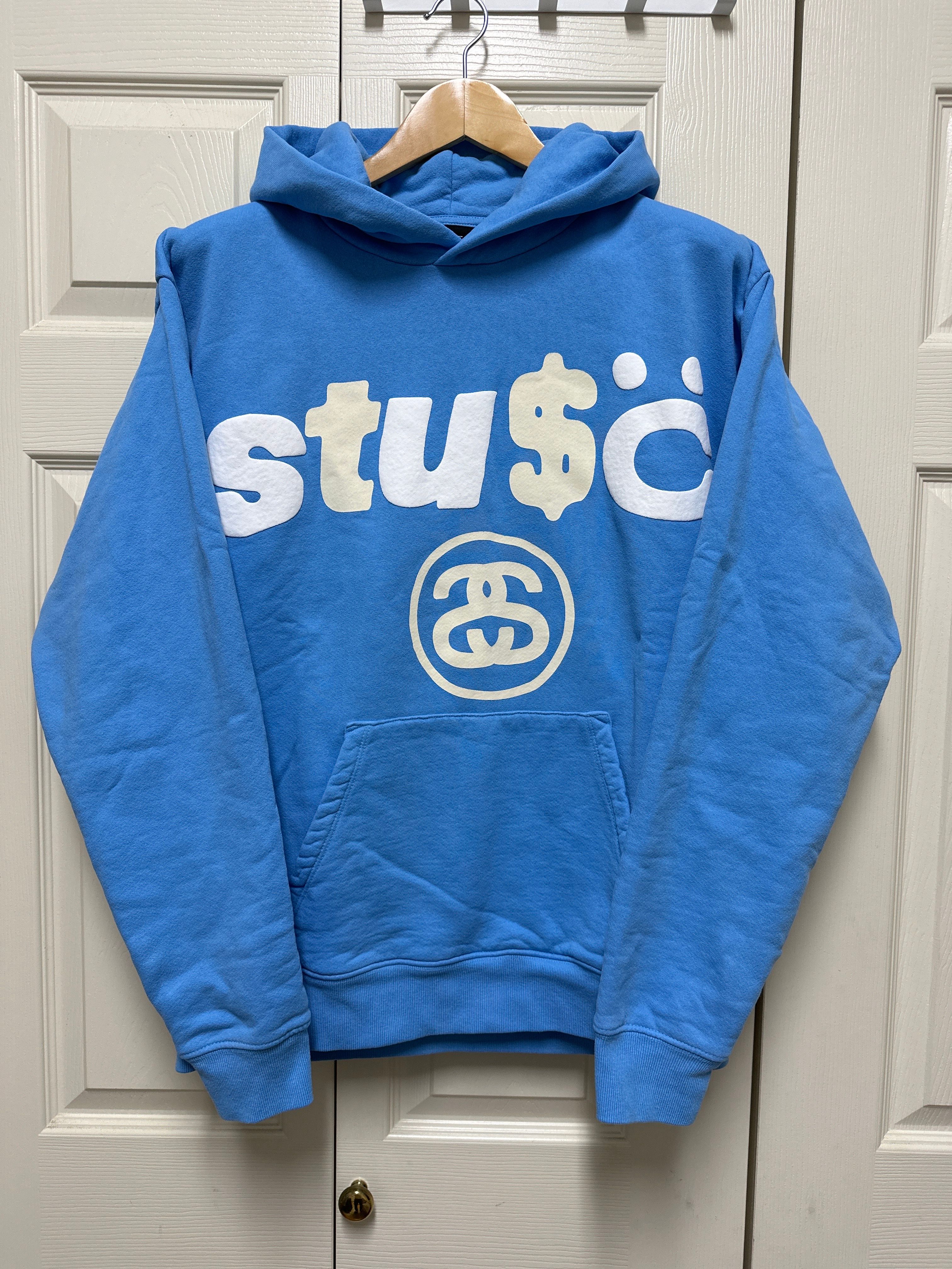 Stussy CPFM 8 BALL PIGMENT DYED HOODIE "Blue"