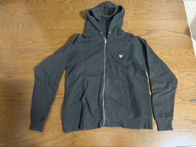 HUMAN MADE ZIP HOODIE "Black"