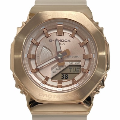 CASIO カシオ G-SHOCK メタルカバード アナデジ GM-S2100PG-4AJF ピンク クォーツ レディース 腕時計