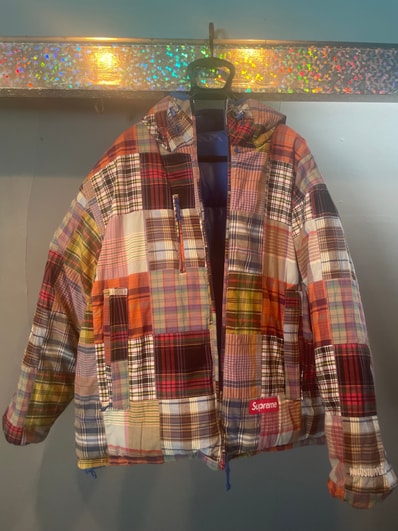 Supreme Madras Reversible Windstopper Puffer Jacket "Multi"