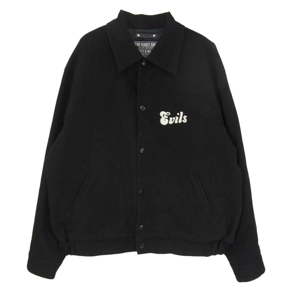 HYSTERIC GLAMOUR ヒステリックグラマー MINEDENIM マインデニム MND-HYS001 × MINEDENIM マインデニム F.Black Denim JKT デニム 中綿 ジャケット ブラック系 XL【中古】