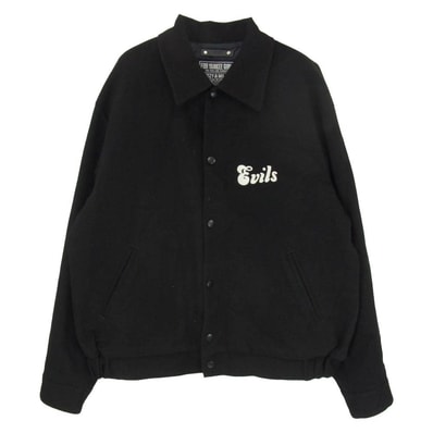 HYSTERIC GLAMOUR ヒステリックグラマー MINEDENIM マインデニム MND-HYS001 × MINEDENIM マインデニム F.Black Denim JKT デニム 中綿 ジャケット ブラック系 XL【中古】