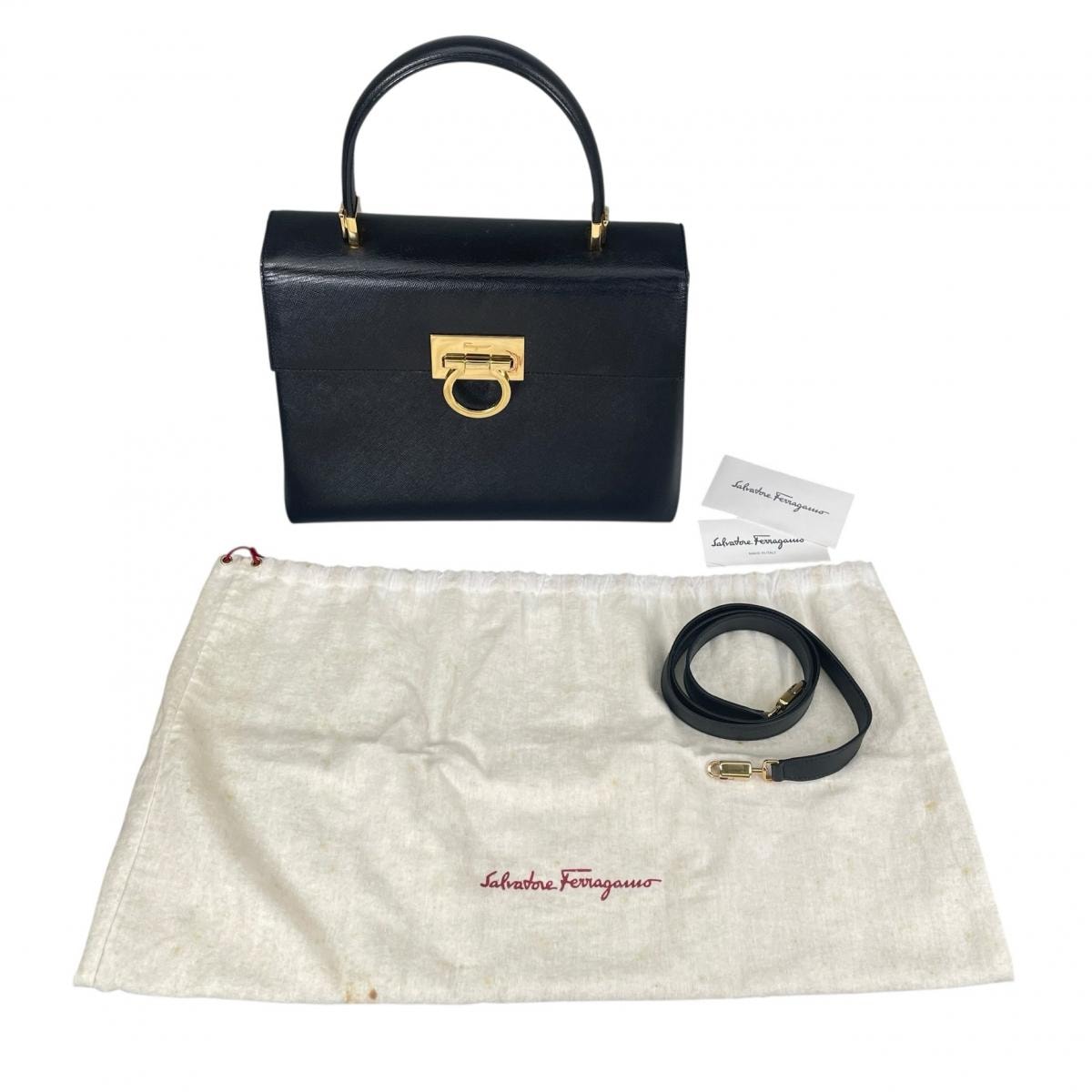 サルヴァトーレフェラガモ Salvatore Ferragamo ガンチーニ 2WAYショルダーバッグ ハンドバッグ