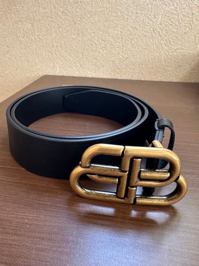 BALENCIAGA BB Large Belt "Black"