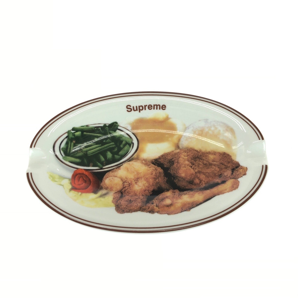 超美品 Supreme シュプリーム Chicken Dinner マルチカラー セラミック 灰皿 604412 【中古】