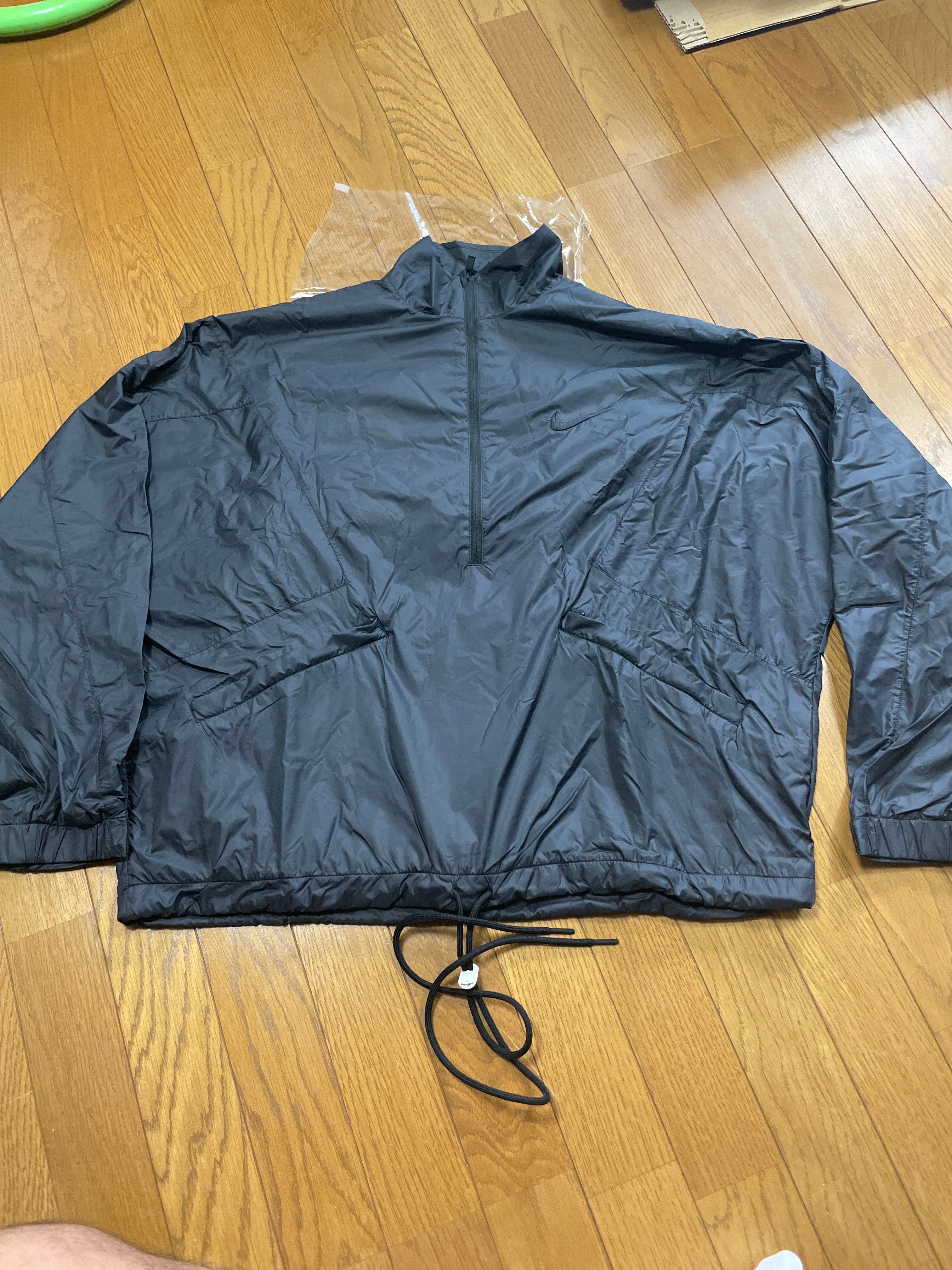 FEAR OF GOD / Nike Long Sleeve Half Zip Jacket "Black"