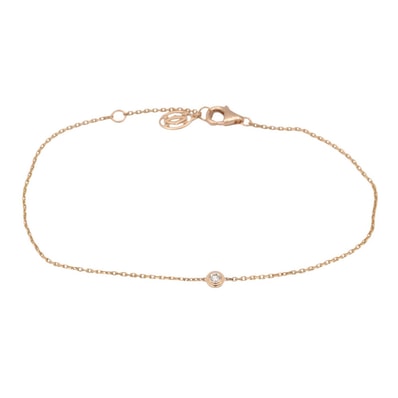 カルティエ CARTIER ダムール XS ブレスレット ブレスレット アクセサリー K18PG(ピンクゴールド) ダイヤモンド レディース クリア系 / ゴールド系 B6045717 【中古】