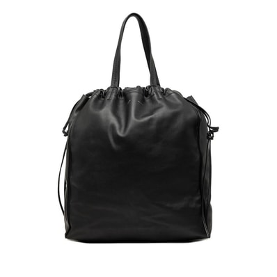 セリーヌ クリス バーティカル トートバッグ ハンドバッグ ブラック レザー レディース CELINE 【中古】
