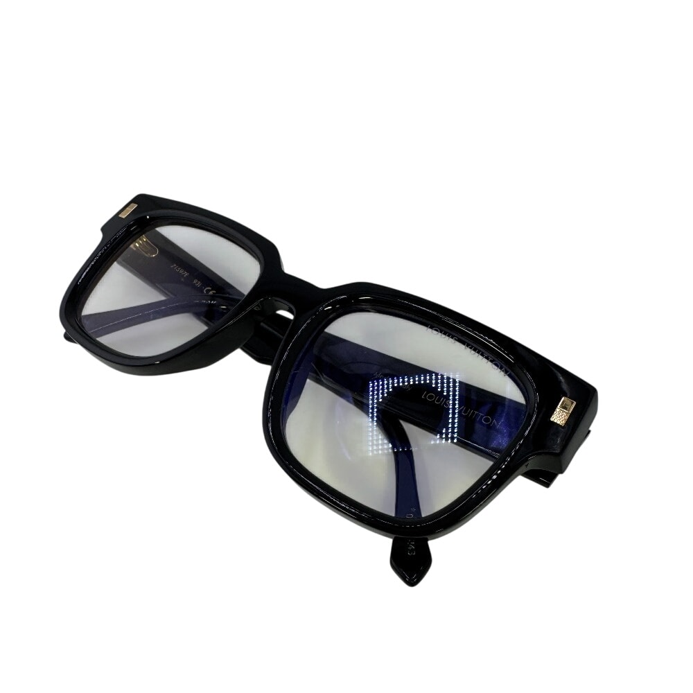 ルイヴィトン LOUIS VUITTON メガネ オプティカル LV エスケイプ ブレイ ブルーライトカット Z1597E ブラック