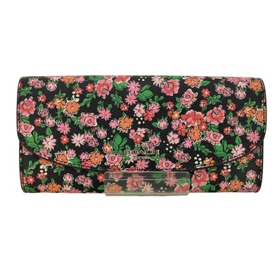 フラワープリント 長財布【1140908557967】