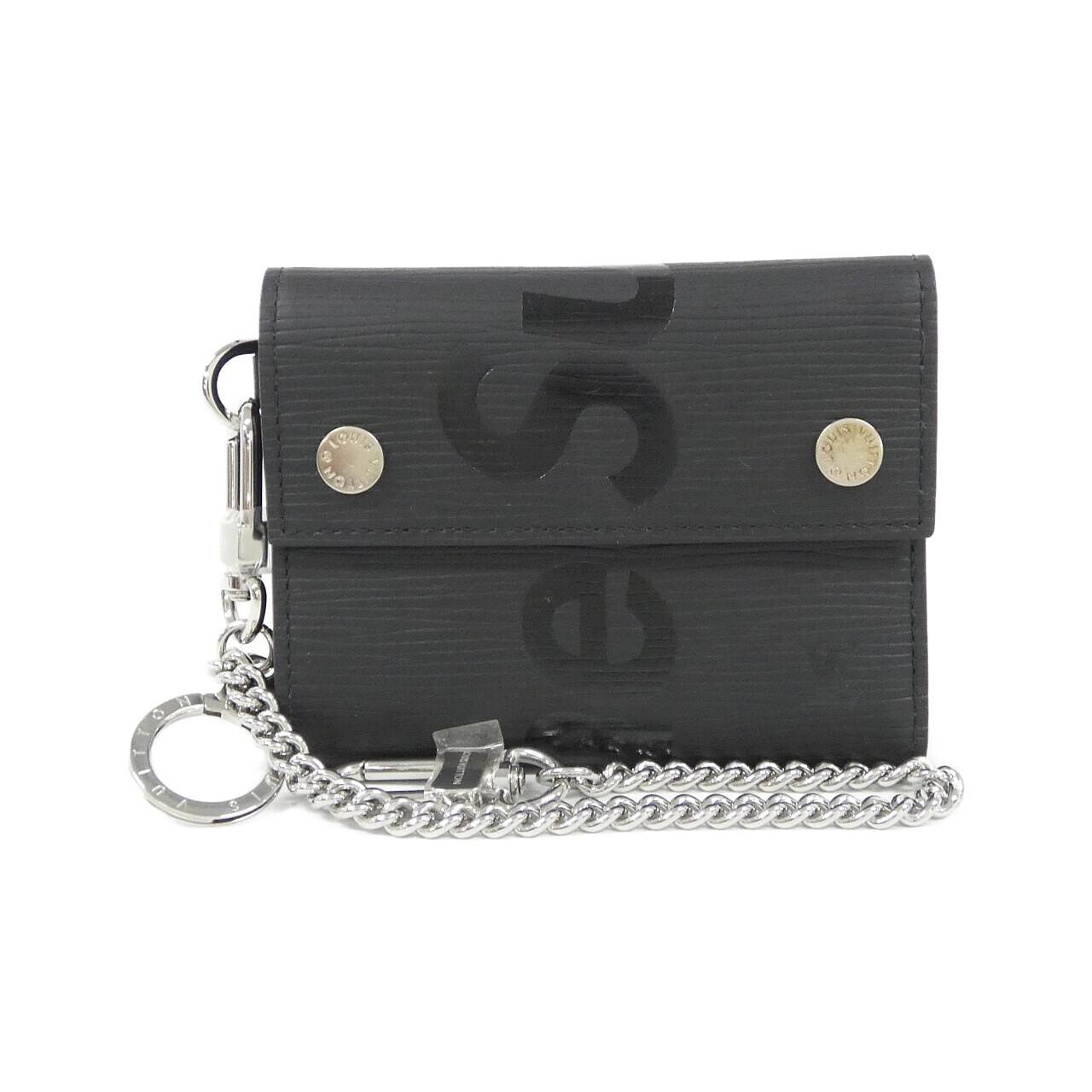 Supreme x Louis Vuitton Chain Wallet "Black"