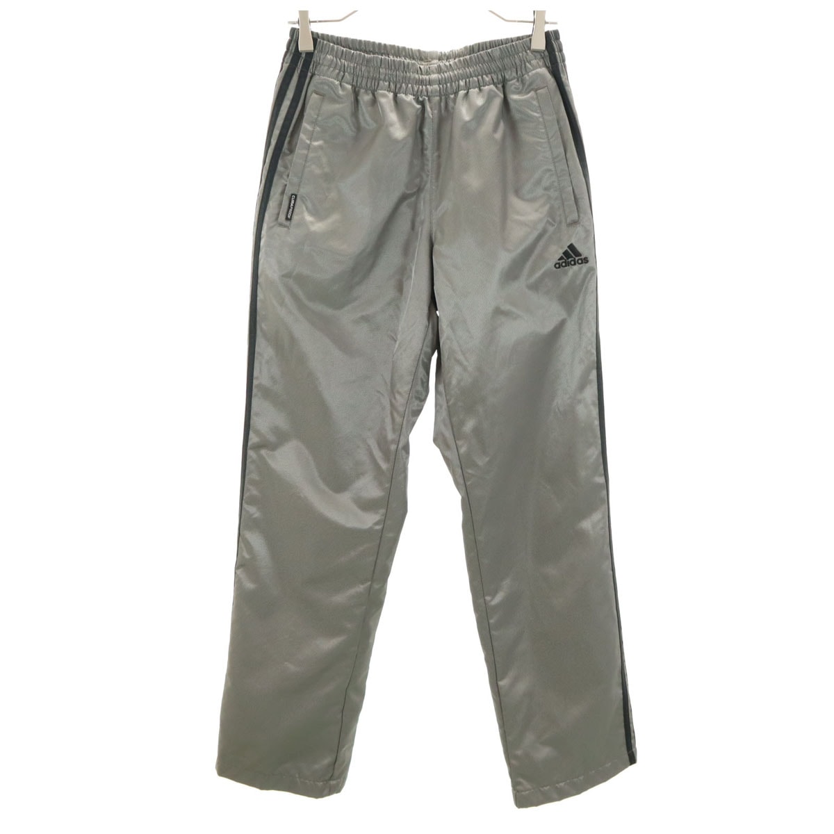 adidas アディダス ウインドパンツ M グレー 裏トリコット
