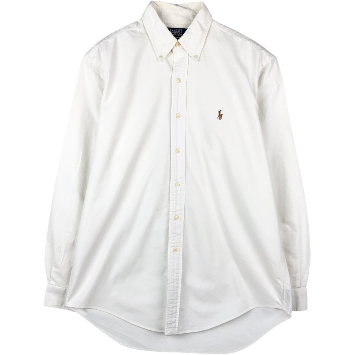 古着 ラルフローレン Ralph Lauren YARMOUTH 長袖 ボタンダウンシャツ メンズL相当/eaa666418