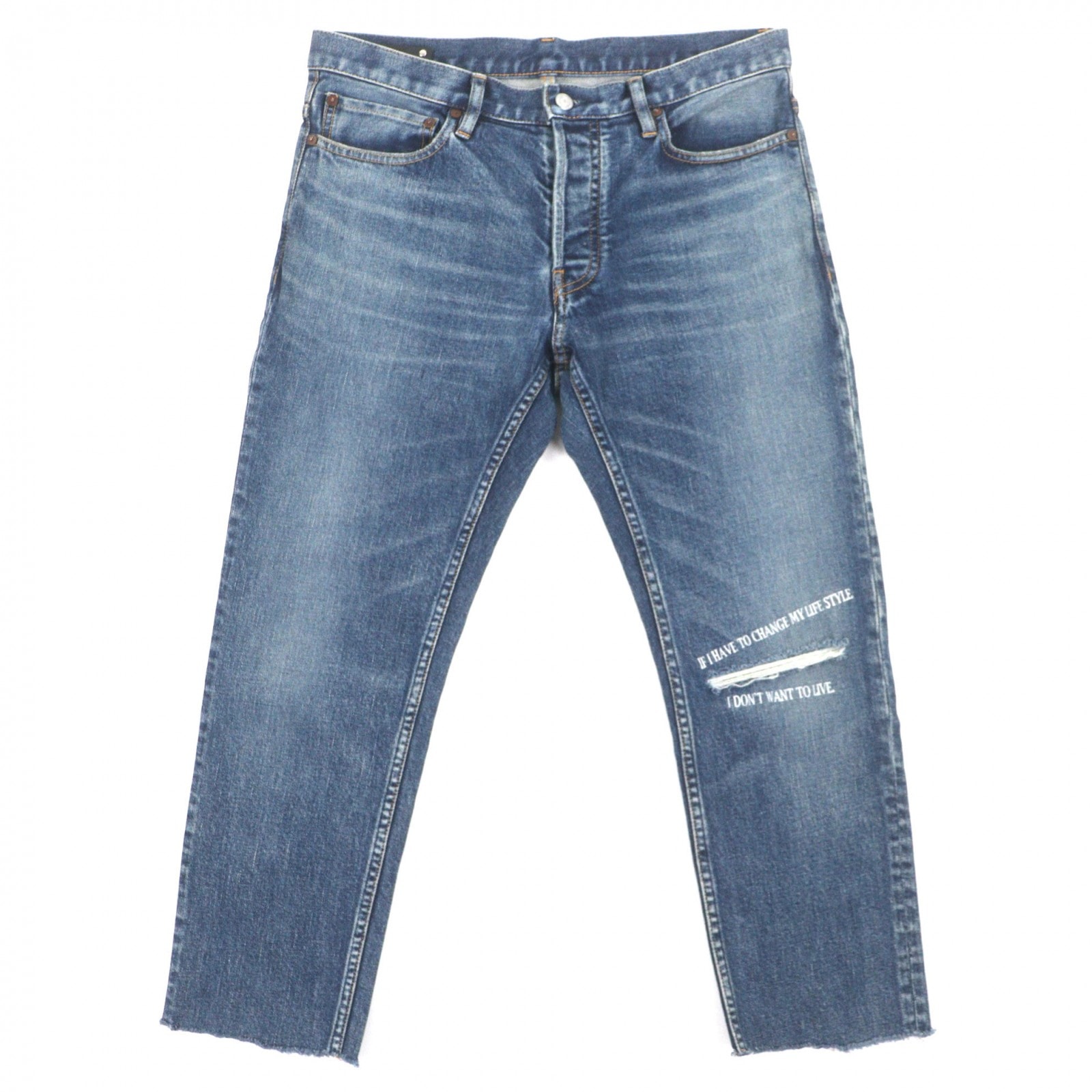 極美品 マインデニム デニムパンツ ブルー メンズ 10 FPK107N