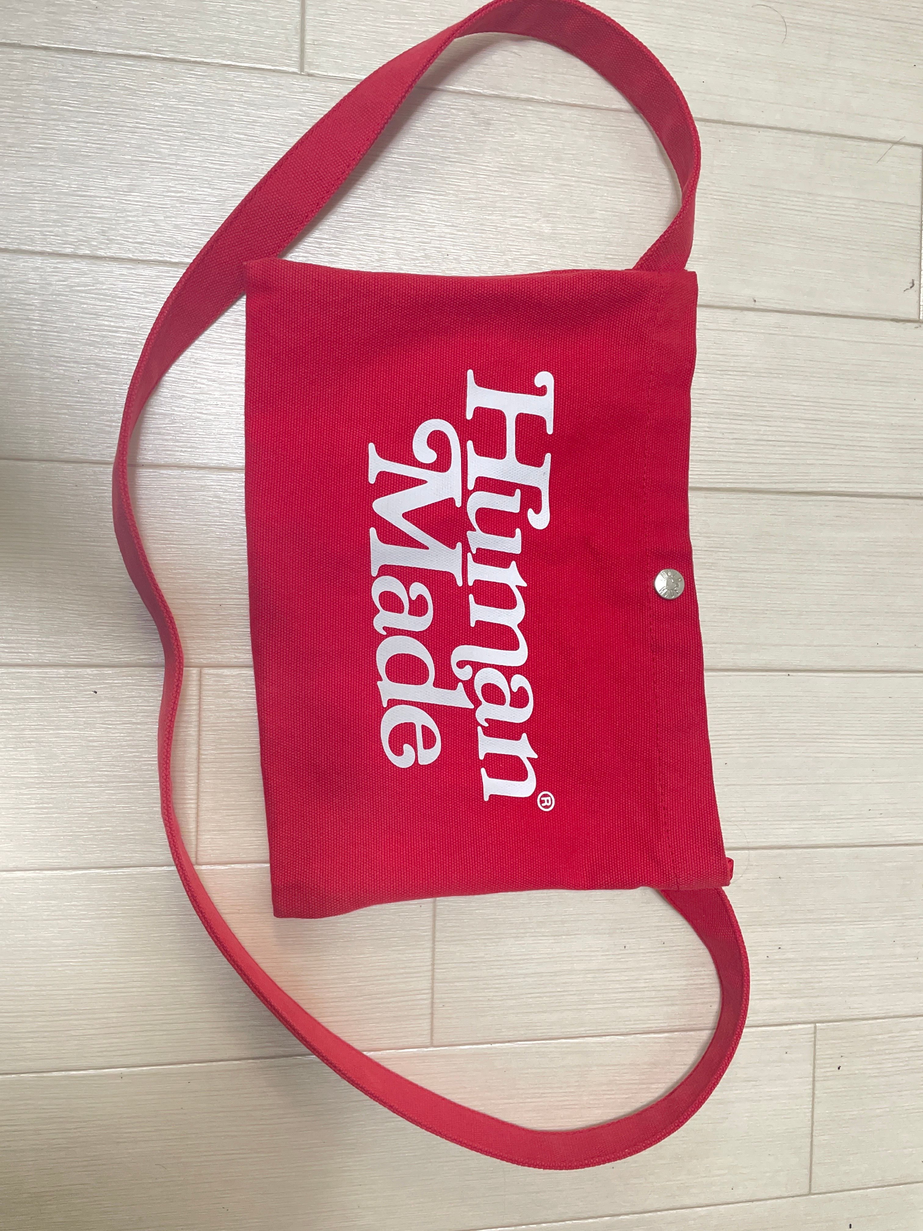 HUMAN MADE Girls Don't Cry Satchel "Red" / VERDY