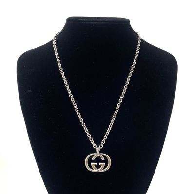 GUCCI グッチ GGロゴ インターロッキング ネックレス 50966