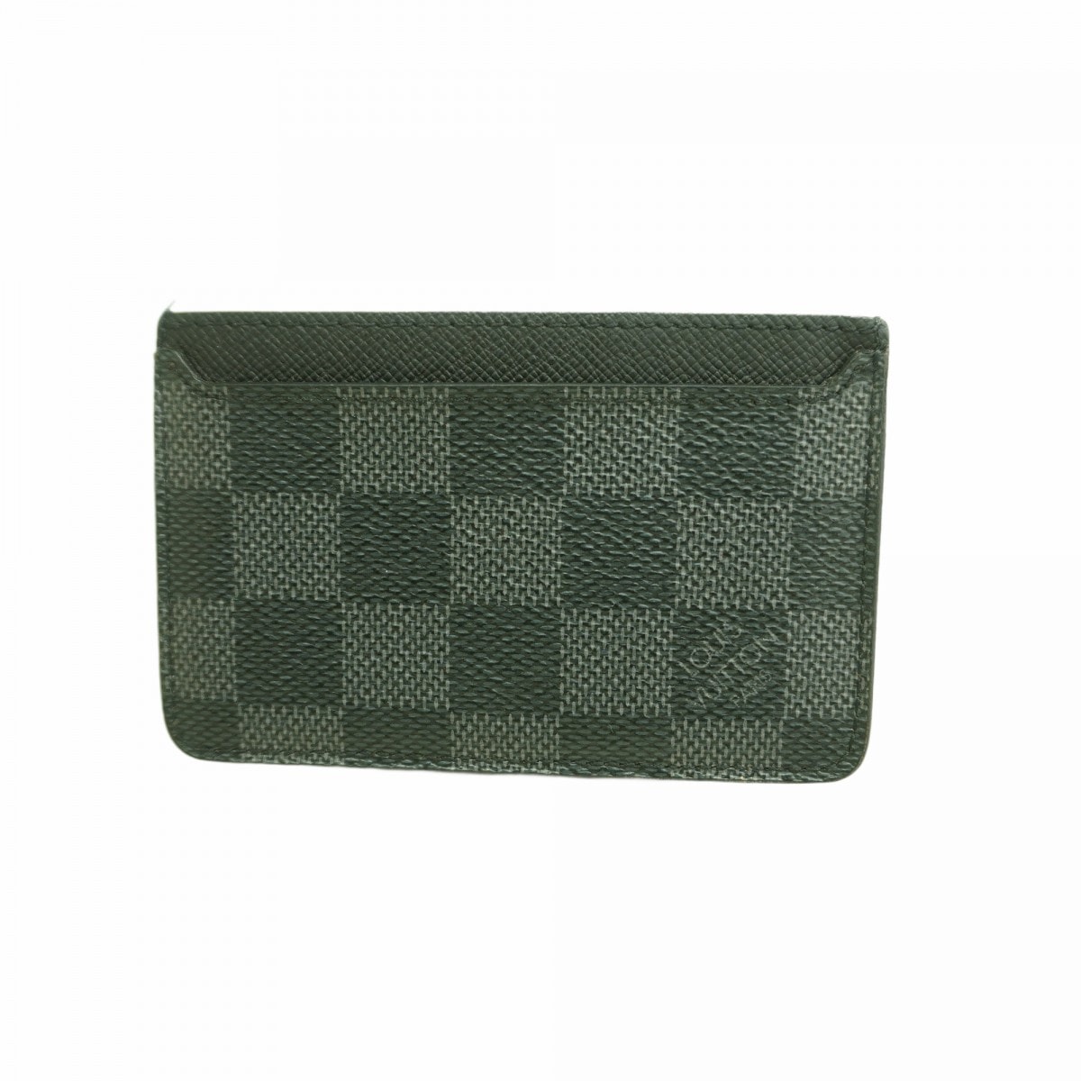 ★SALE【6db1684-k】ルイヴィトン カードケース ダミエ・グラフィット ネオポルトカルト N62666 ブラック グレー【中古】メンズ