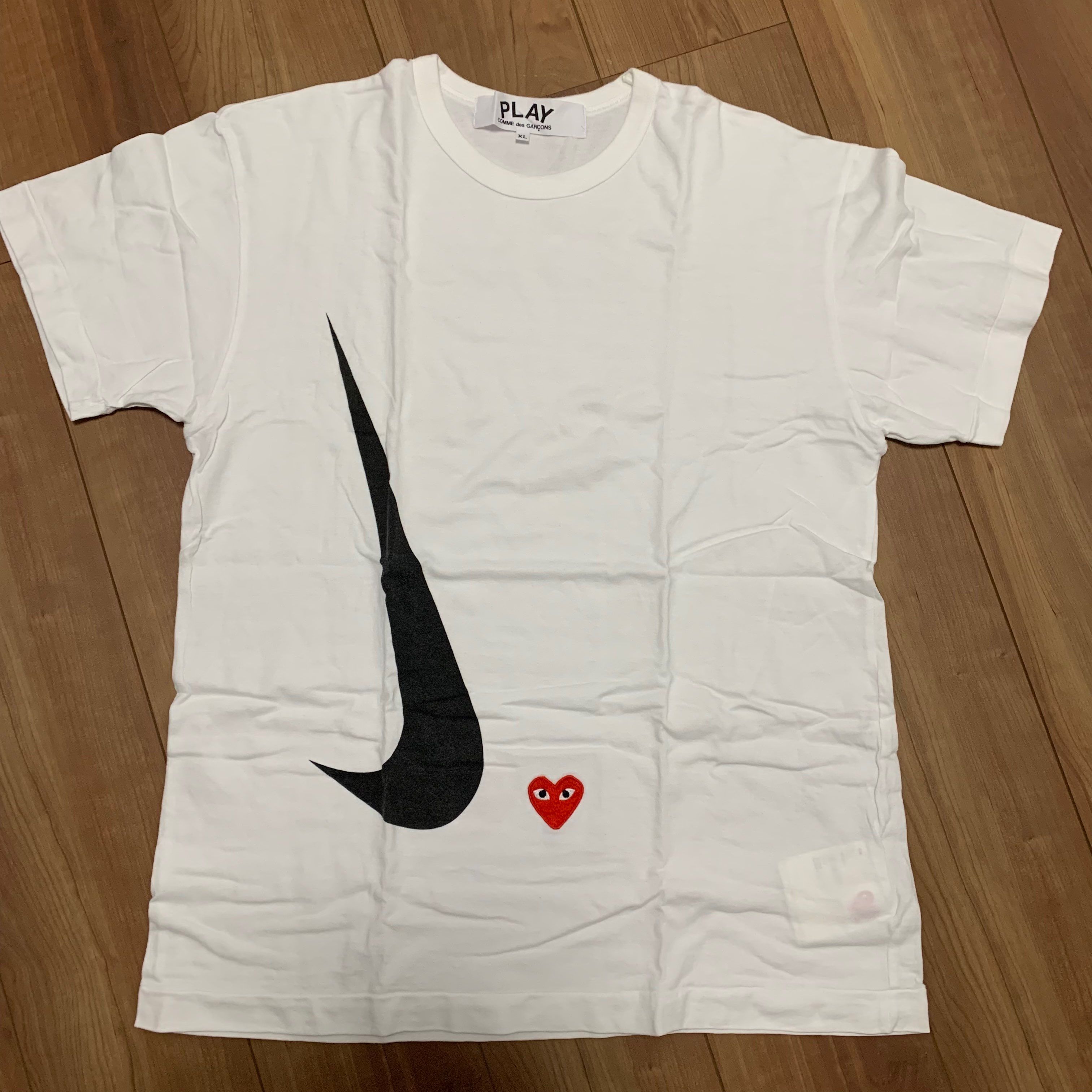 Nike x CDG Play T-Shirt "White" AE-T402-051