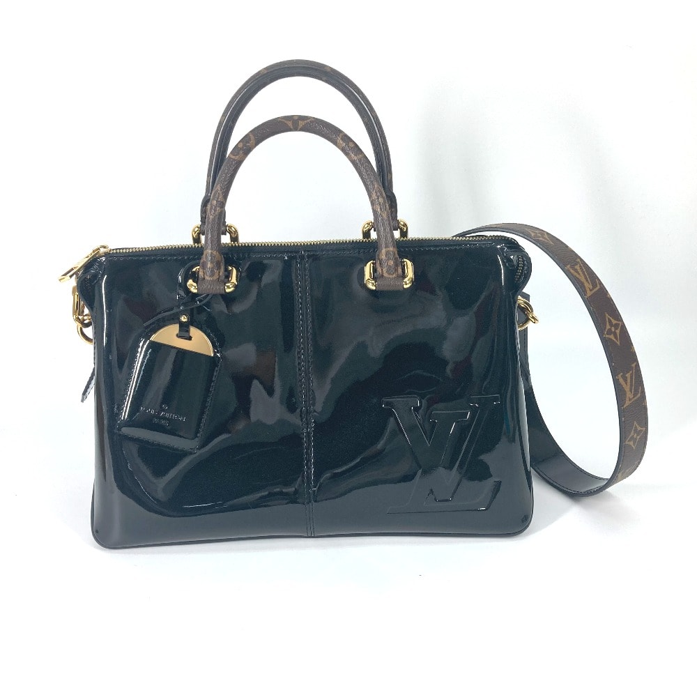 ルイヴィトン LOUIS VUITTON トート ミロワール M54626 ヴェルニ 2WAYバッグ カバン バッグ ショルダーバッグ ハンドバック 斜め掛け トートバッグ パテントレザー ノワール ブラック 美品