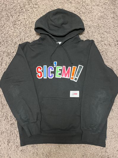 Supreme / WTAPS Sic'em! Hooded Sweatshirt "Black"