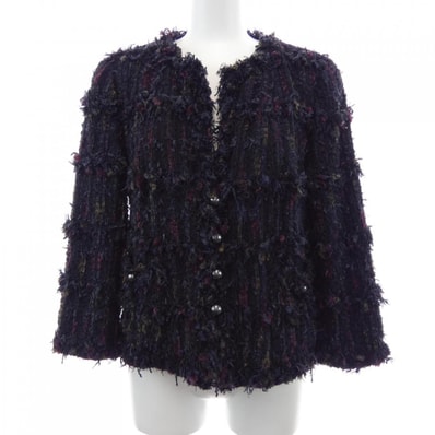 【ヴィンテージ】シャネル CHANEL P27891V17672 06C ノーカラージャケット