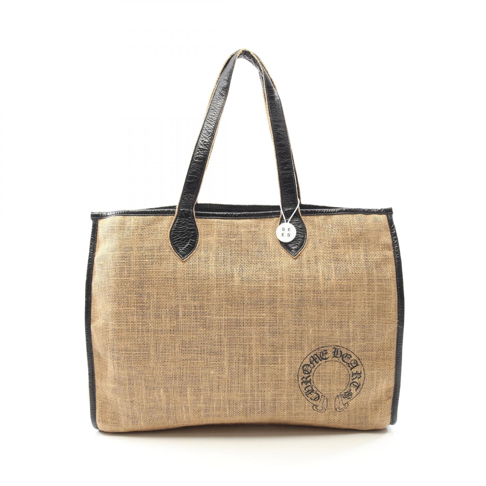 Chrome Hearts Horseshoe Beach Tote Bag "Beige/Black"