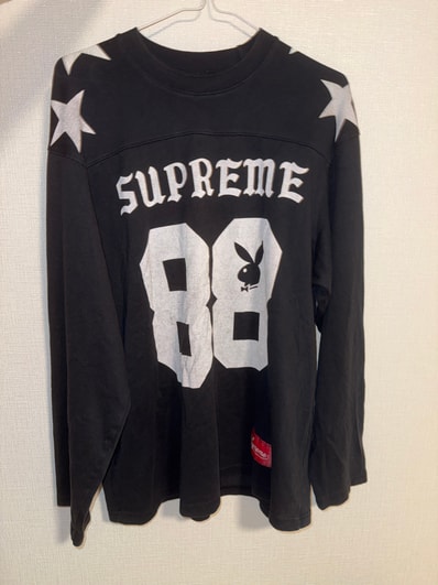 Supreme x Playboy L/S Football Top "Black"