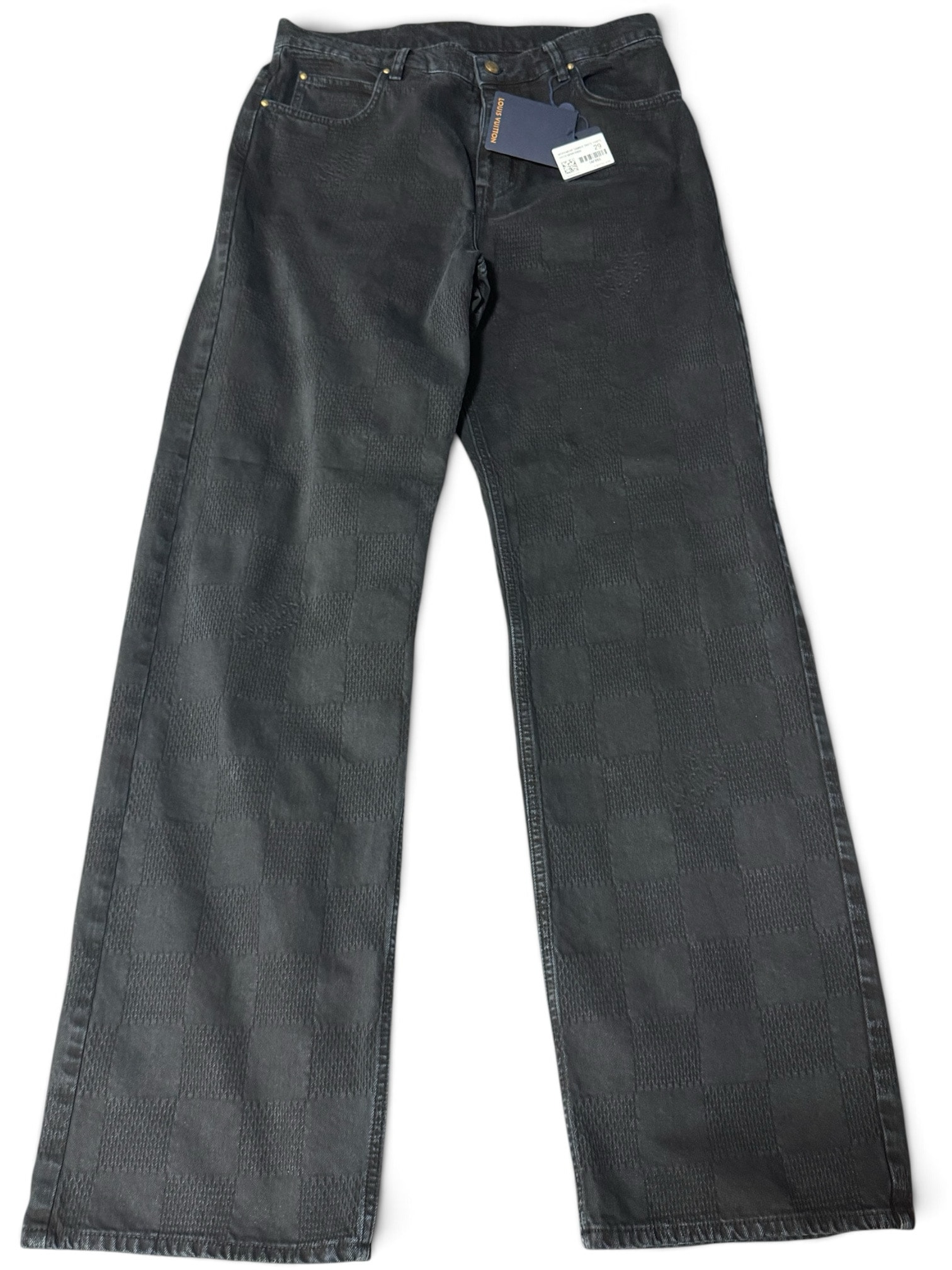 Louis Vuitton Damier Denim Skate Pants "Black"