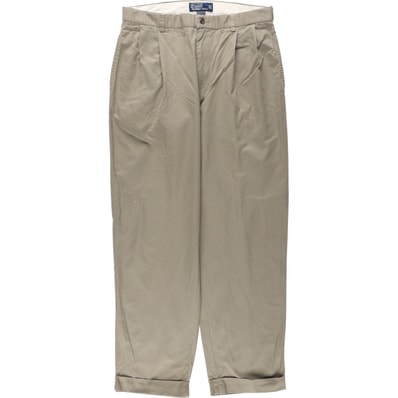 古着 ラルフローレン Ralph Lauren Polo Ralph Lauren HAMMOND PANT ツータック チノパンツ メンズw34相当/eaa663436