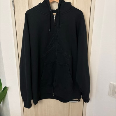Supreme x Jordan Hooded Sweatshirt "Black"