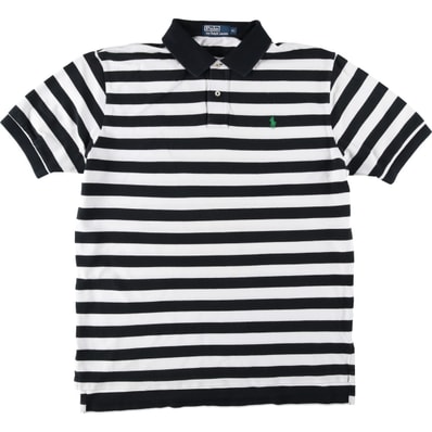 古着 ラルフローレン Ralph Lauren POLO by Ralph Lauren 半袖 ボーダー ポロシャツ メンズXL相当/eaa644717