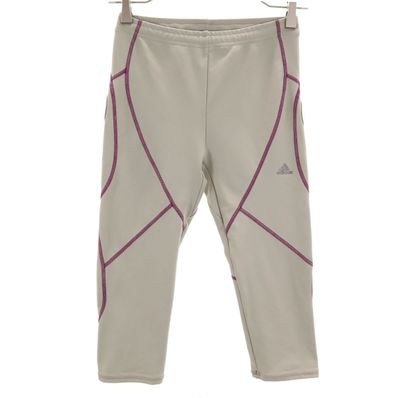 adidas アディダス 日本製 トレーニング 3月4日 タイツ S グレージュ レギンス