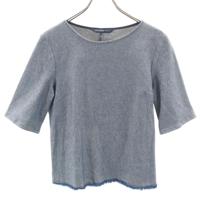 ZARA BASIC ザラベーシック 半袖 Tシャツ M ネイビー