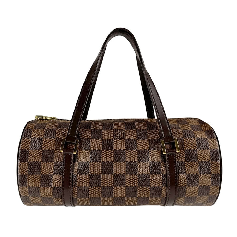 ルイ ヴィトン LOUIS VUITTON ハンドバッグ ダミエ パピヨンPM ダミエキャンバス ブラウン ゴールド レディース N51304【中古】 z9597