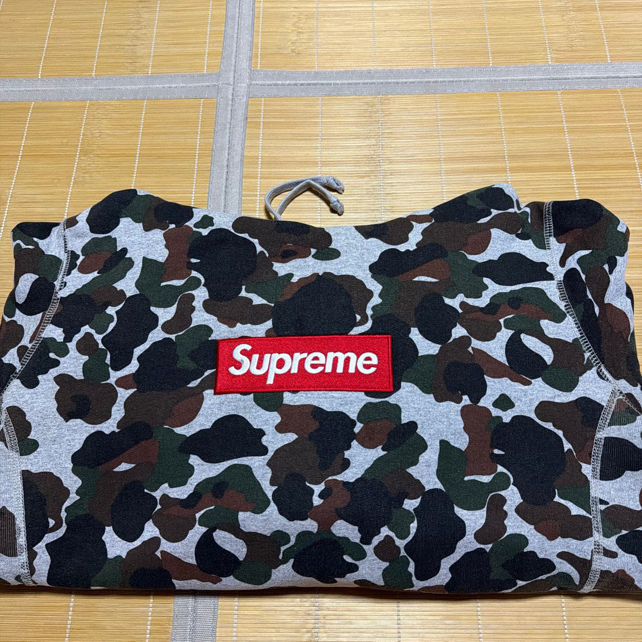 12aw Supreme Box Logo Hooded Sweatshirt Camo