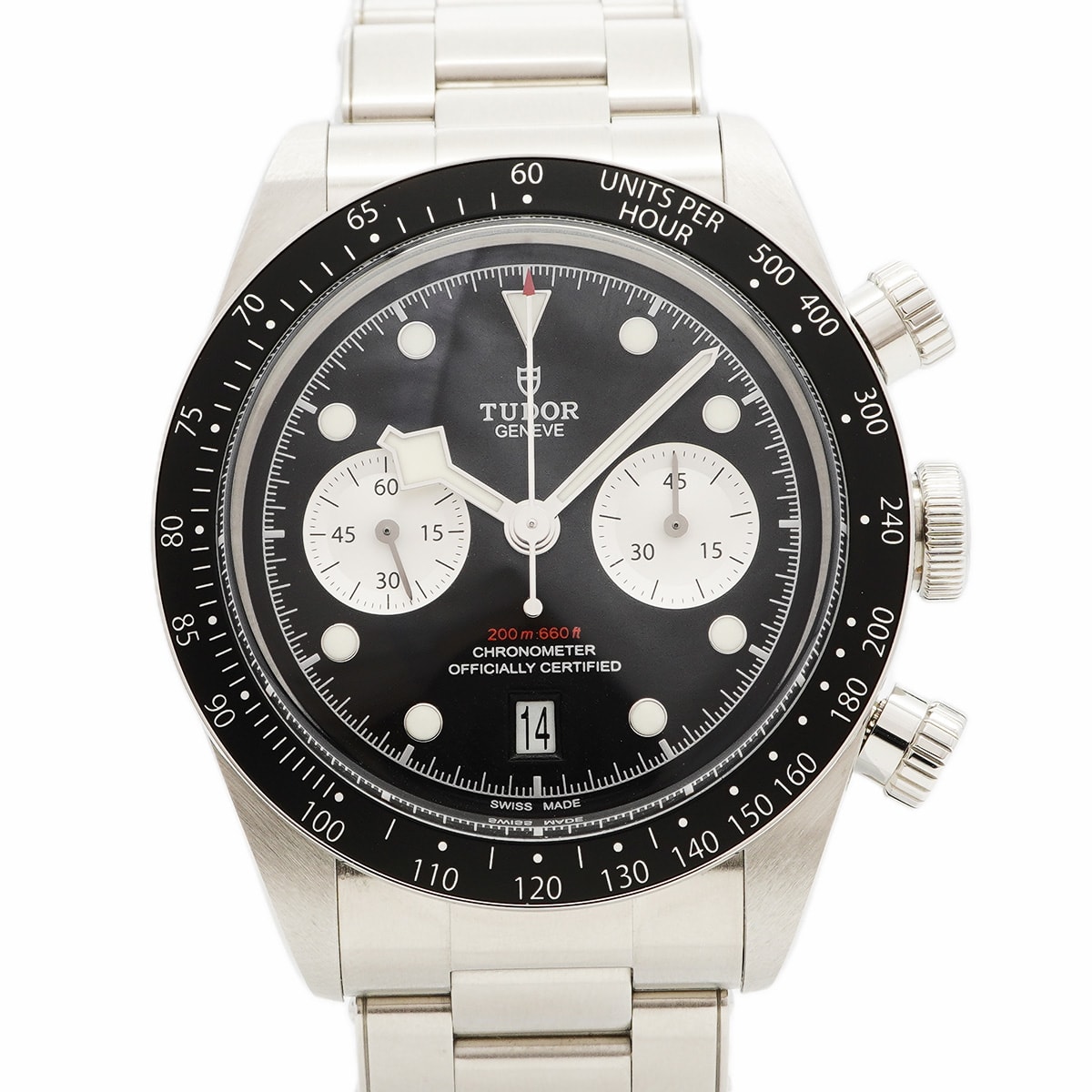 ★SALE【6wdc0241】チュードル ブラックベイ クロノ 79360N 黒文字盤【中古】腕時計 メンズ