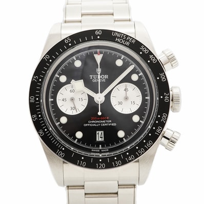 ★SALE【6wdc0241】チュードル ブラックベイ クロノ 79360N 黒文字盤【中古】腕時計 メンズ