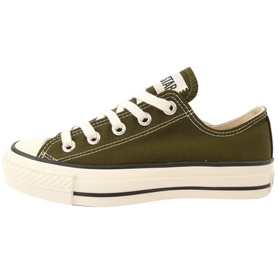 CONVERSE コンバース スニーカー 日本製 CANVAS ALL STAR J OX オールスター キャンバス ローカット スニーカー カーキ カーキ系 22.5cm【極上美品】【中古】