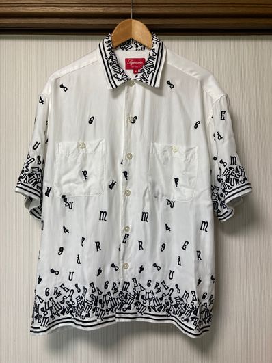 Supreme Nouveau Embroidered S/S Shirt "White"