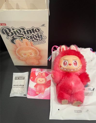 POP MART THE MONSTERS (LABUBU) Big into Energy Series Plush Pendant LOVE