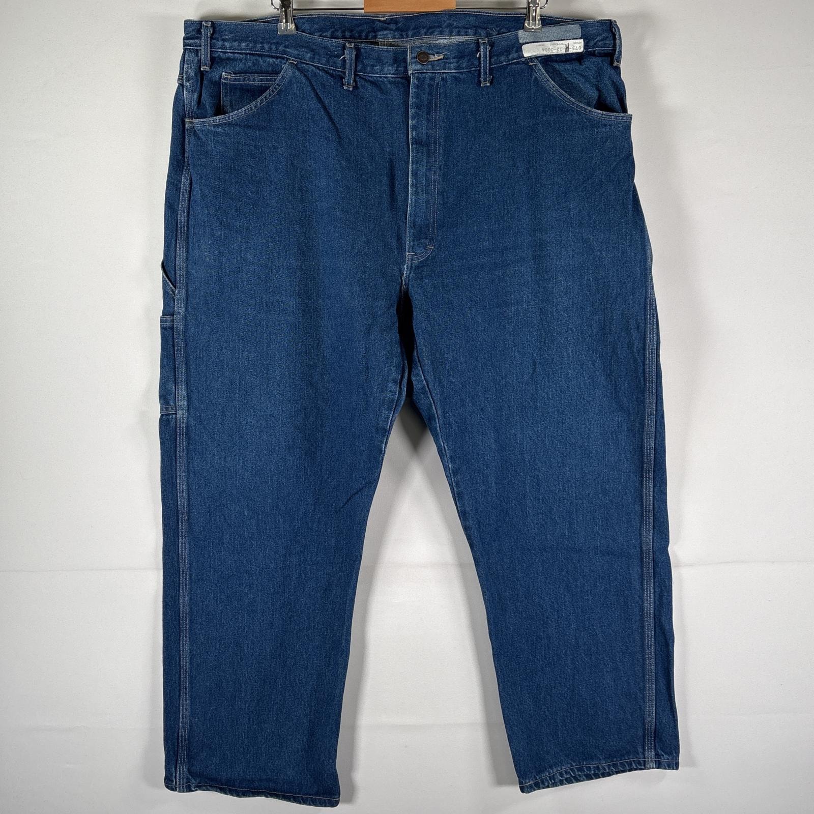 古着 ディッキーズ Dickies デニムパンツ ブルーデニム ジーパン ジーンズ 大きいサイズ ペインター ワーク w46 L30 ブルー系 メンズ