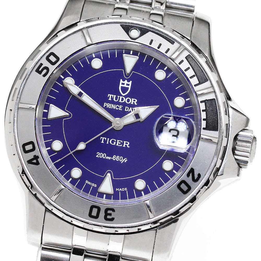 チュードル プリンスデイト タイガー 89190 メンズ 【中古】