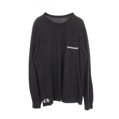 Chrome Hearts CH Plus Scroll Label Back Print L/S T-Shirt "Black"