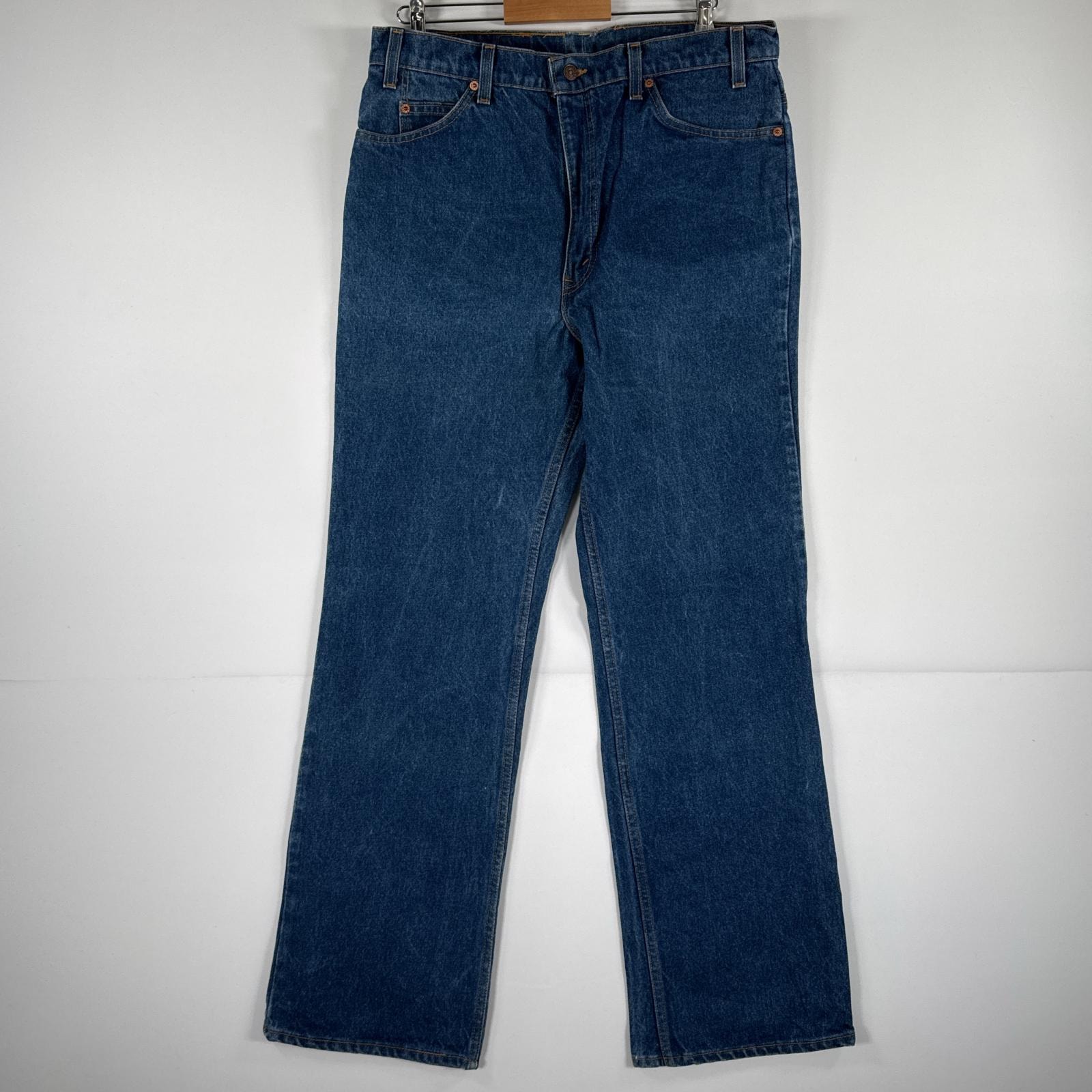 古着 90's/90年代 ヴィンテージ リーバイス Levi's USA製 デニムパンツ 517 フレア ブーツカット ジーパン 大きいサイズ w40 L34  ブルー メンズ