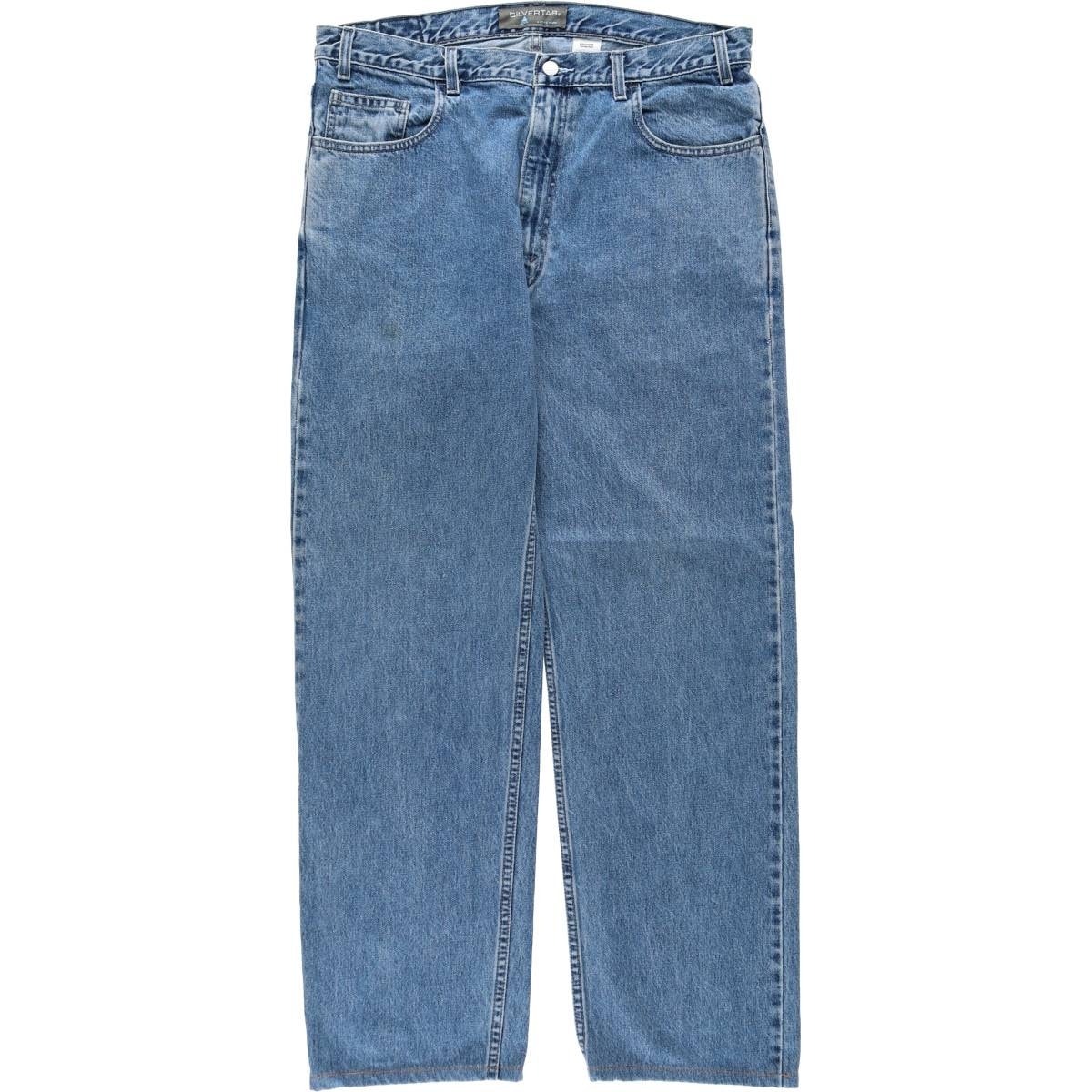 古着 00年代 リーバイス Levi's SILVER TAB シルバータブ RELAXED FIT ストレートデニムパンツ メンズw37相当/eaa646402
