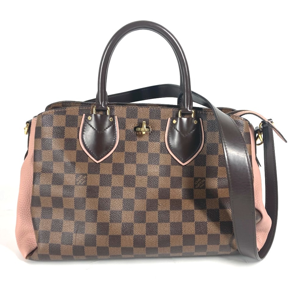 ルイヴィトン LOUIS VUITTON ノルマンディ N41488 ダミエ カバン ショルダーバッグ 肩掛け 2WAYバッグ バッグ トートバッグ ダミエキャンバス エベヌ ブラウン